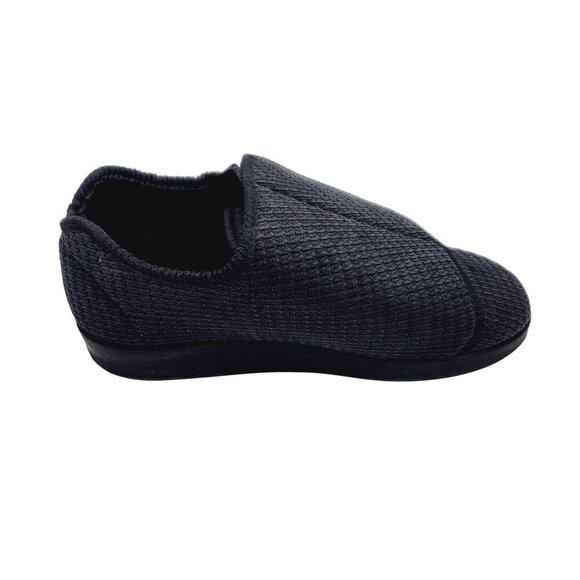 Silverts Adaptive Slippers Size 10 Diabetic Shoes Slip Resistant Men black - Picture 9 of 15